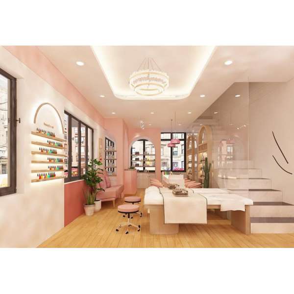 Thiết kế tiệm nails Huyền 60m2 tại Quận 2 - HCM TKN003